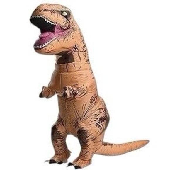 Inflatable Jurassic World T-Rex Inflatable Costume with Sound - Adult - Picture 3 of 6